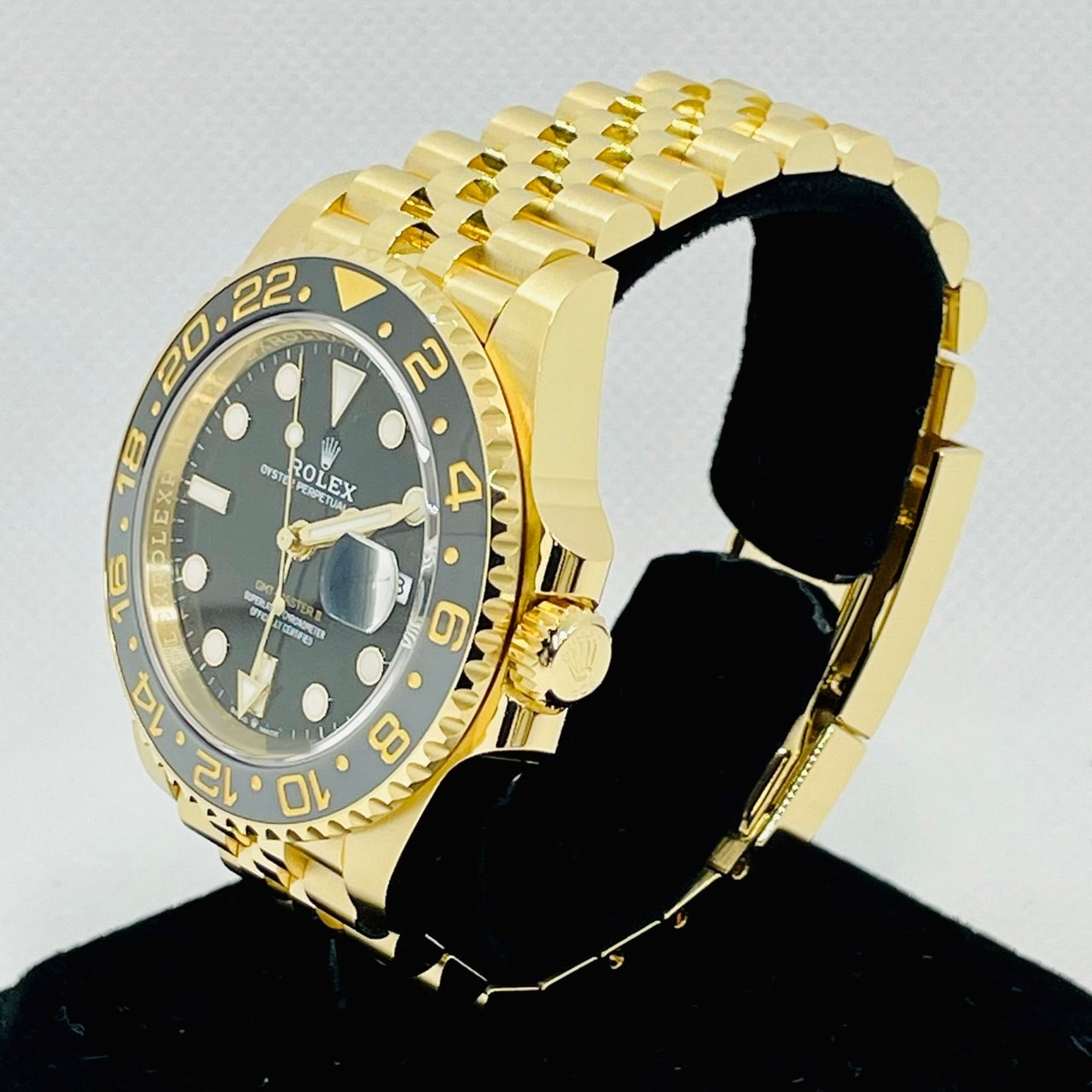 Pre-Owned [New 2023] Rolex GMT Master II 126718GRNR Jubilee Bracelet Black