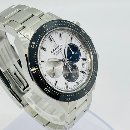 미리 소유 한 Zenith Chronomaster Sport 03.3100.3600/69.m3100 화이트 41mm