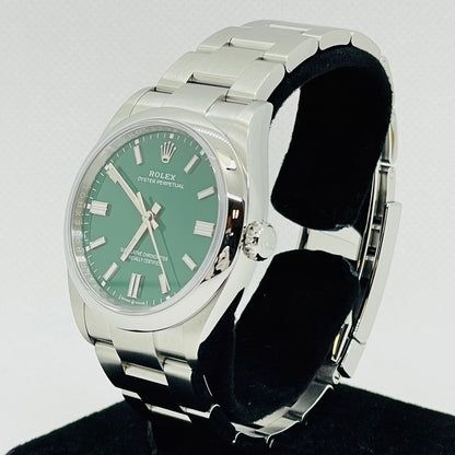 劳力士 Oyster Perpetual 126000 蚝式手链 绿色