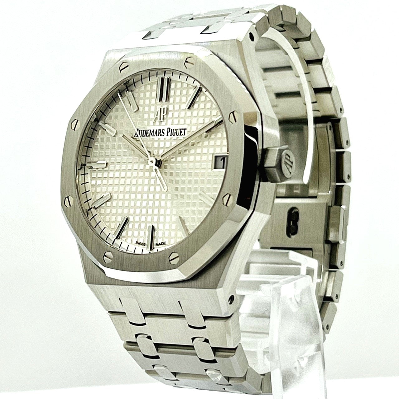 사전 소유의 Audemars Piguet Royal Oak White 15500st.oo.1220st.04