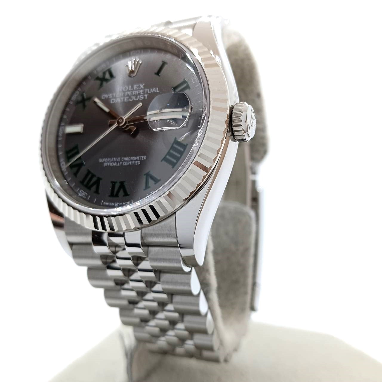 プレオウンド ロレックス デイトジャスト 126234 スレートローマン ジュビリーブレス 36mm