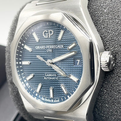二手Girard Perregaux Lorraart 81010-11-431-11A蓝色42mm