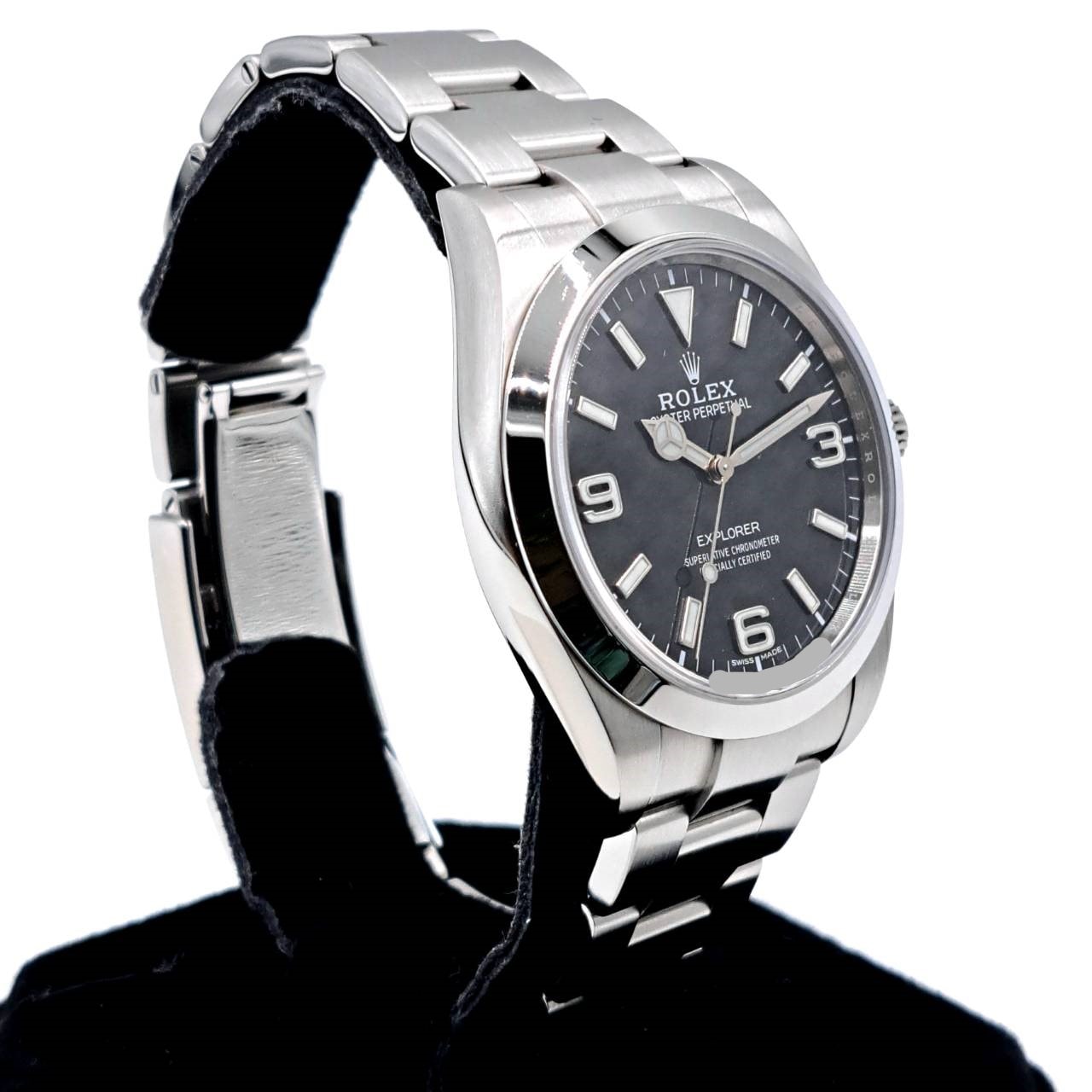 사전 소유 [후기 모델] 롤렉스 탐색기 I 214270 Black 2016 Random No. 39mm