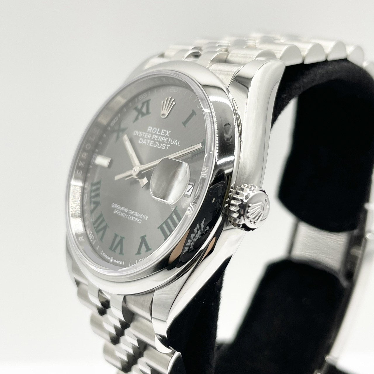 プレオウンド ロレックス デイトジャスト 126200 スレートローマ ジュビリーブレス 36mm
