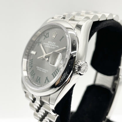 プレオウンド ロレックス デイトジャスト 126200 スレートローマ ジュビリーブレス 36mm