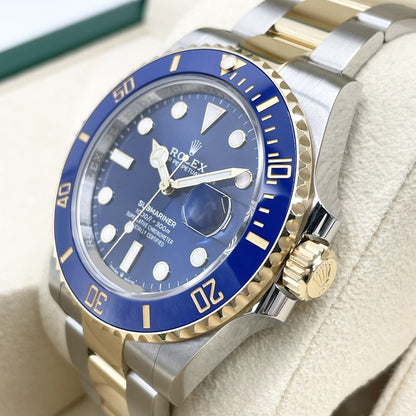 Pre-Owned Rolex Submariner Date 126613LB Oyster Bracelet Royal Blue 41mm
