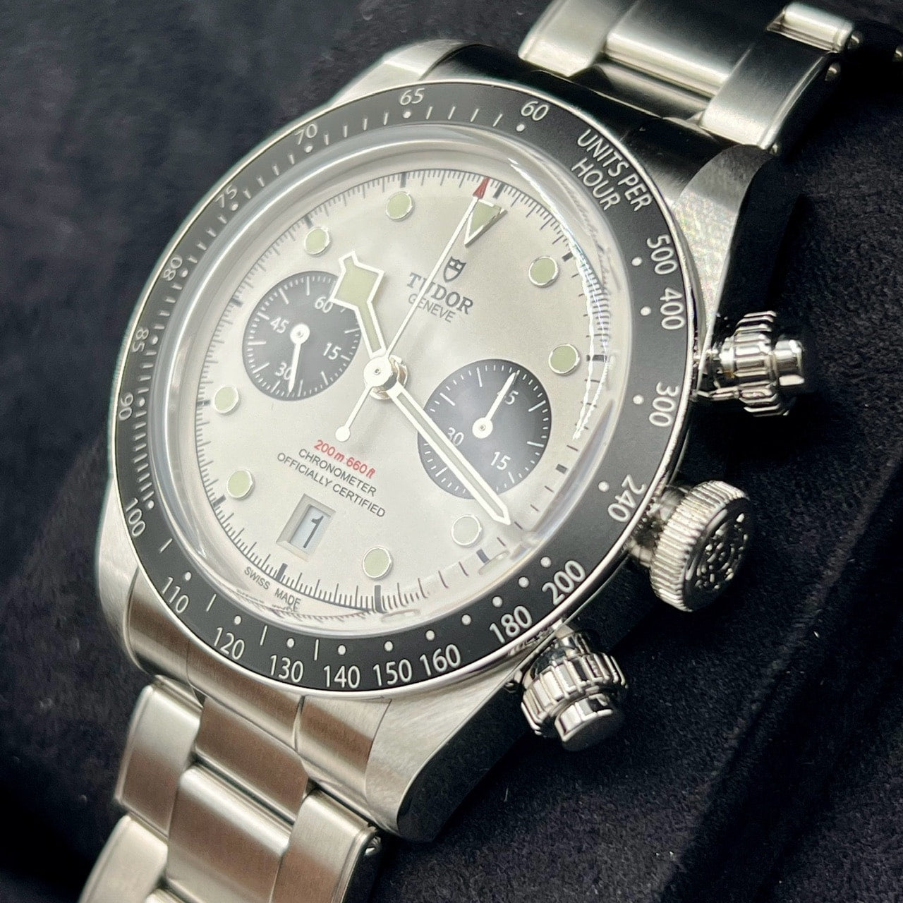 预先二成帝（都铎）黑湾Chrono M79360-N0002 41mm