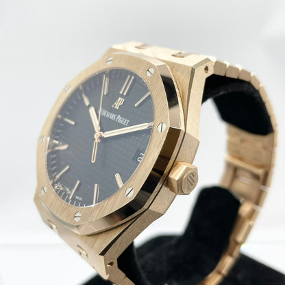 ★最終價格★Audemars Piguet Royal Oak Pink Gold 15500or.oo.1220or.01黑色41mm