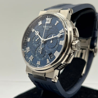 二手Breguet Marine 5527BB/Y2/5WV蓝色42.3mm