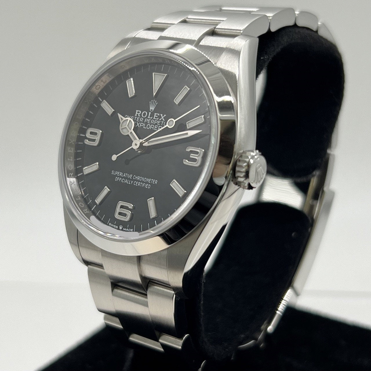[액세서리 포함] 롤렉스 탐색기 I 124270 블랙 36mm