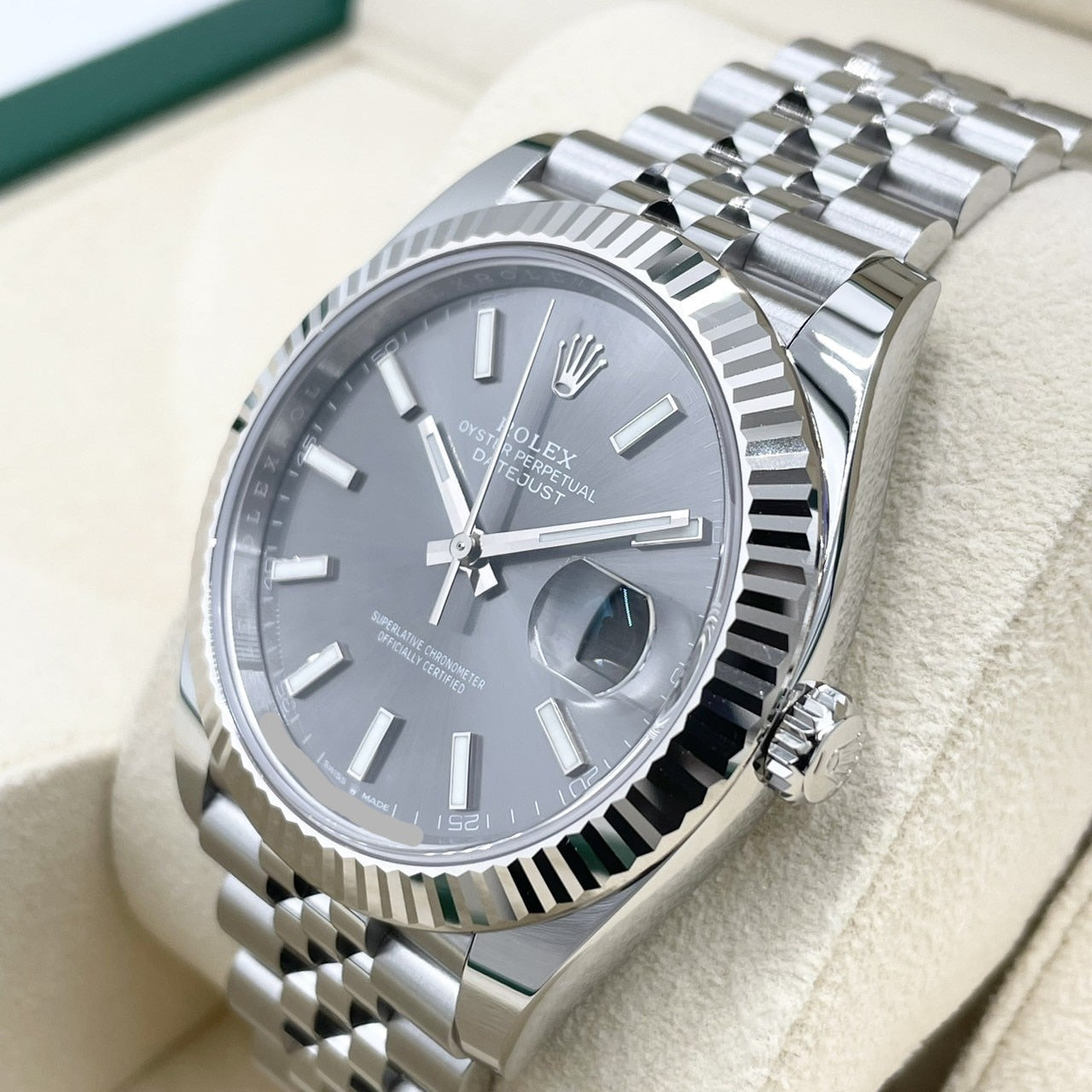 プレオウンド ロレックス デイトジャスト 126334 スレートジュビリーブレスレット 41mm