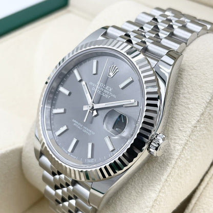 プレオウンド ロレックス デイトジャスト 126334 スレートジュビリーブレスレット 41mm
