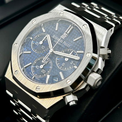 Pre-Owned [Limited to 222 pieces] Audemars Piguet Royal Oak Chronograph 26239BC.OO.1220BC.01 Blue Dial 41mm