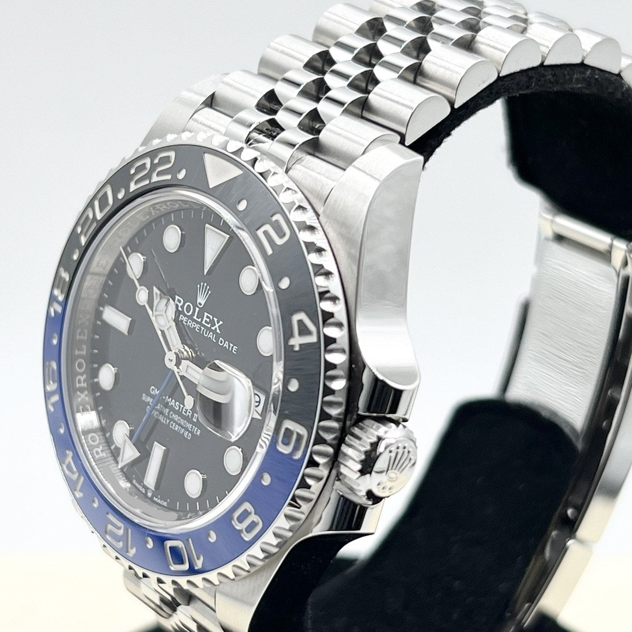 롤렉스 GMT 마스터 II 126710BLNR 배트맨 40mm 스테인리스 스틸 희년 팔찌