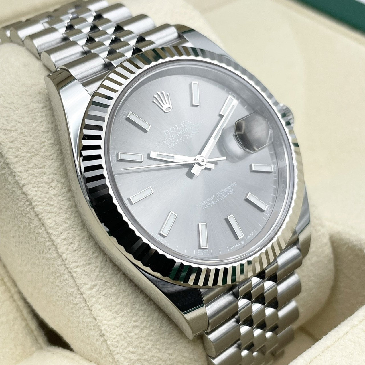 プレオウンド ロレックス デイトジャスト 126334 スレートジュビリーブレスレット 41mm