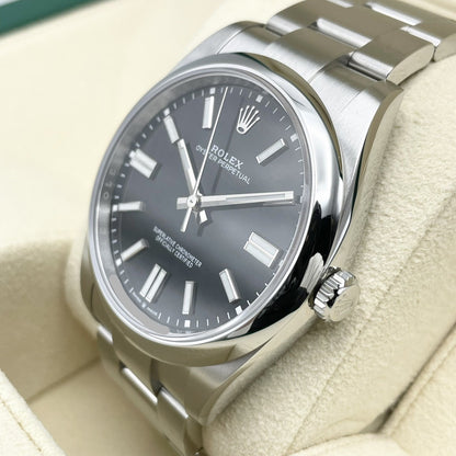 Pre-Owned Rolex Oyster Perpetual 124300 Oyster Bracelet Black 41mm