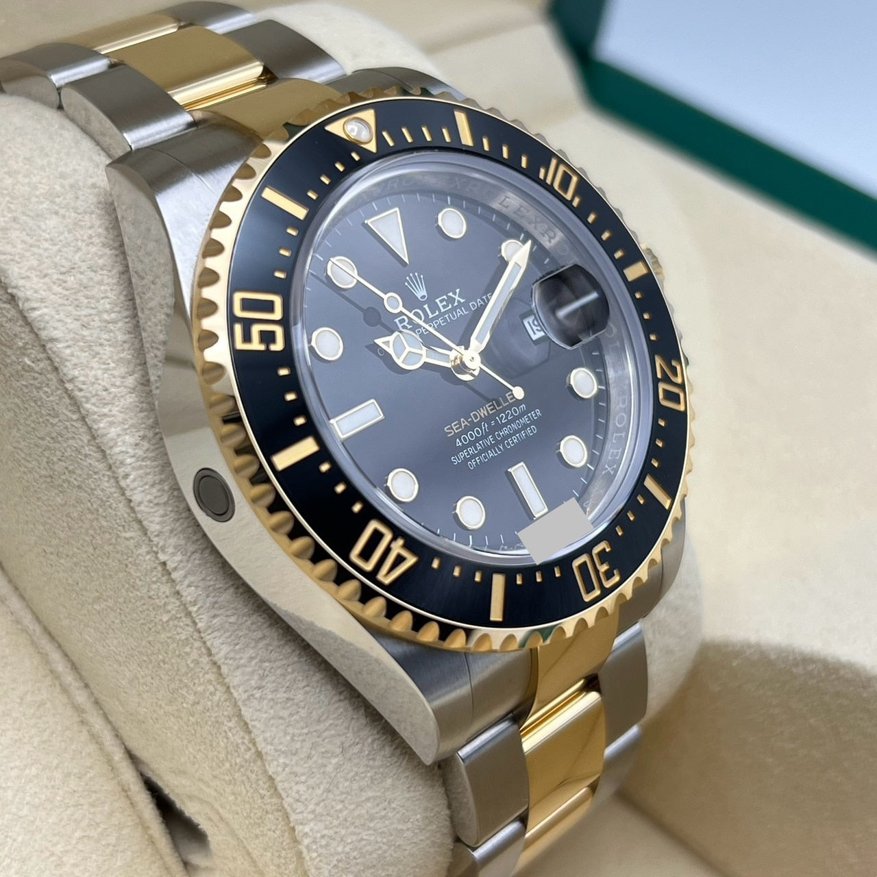 사전 소유 롤렉스 바다 거주자 126603 블랙 43mm