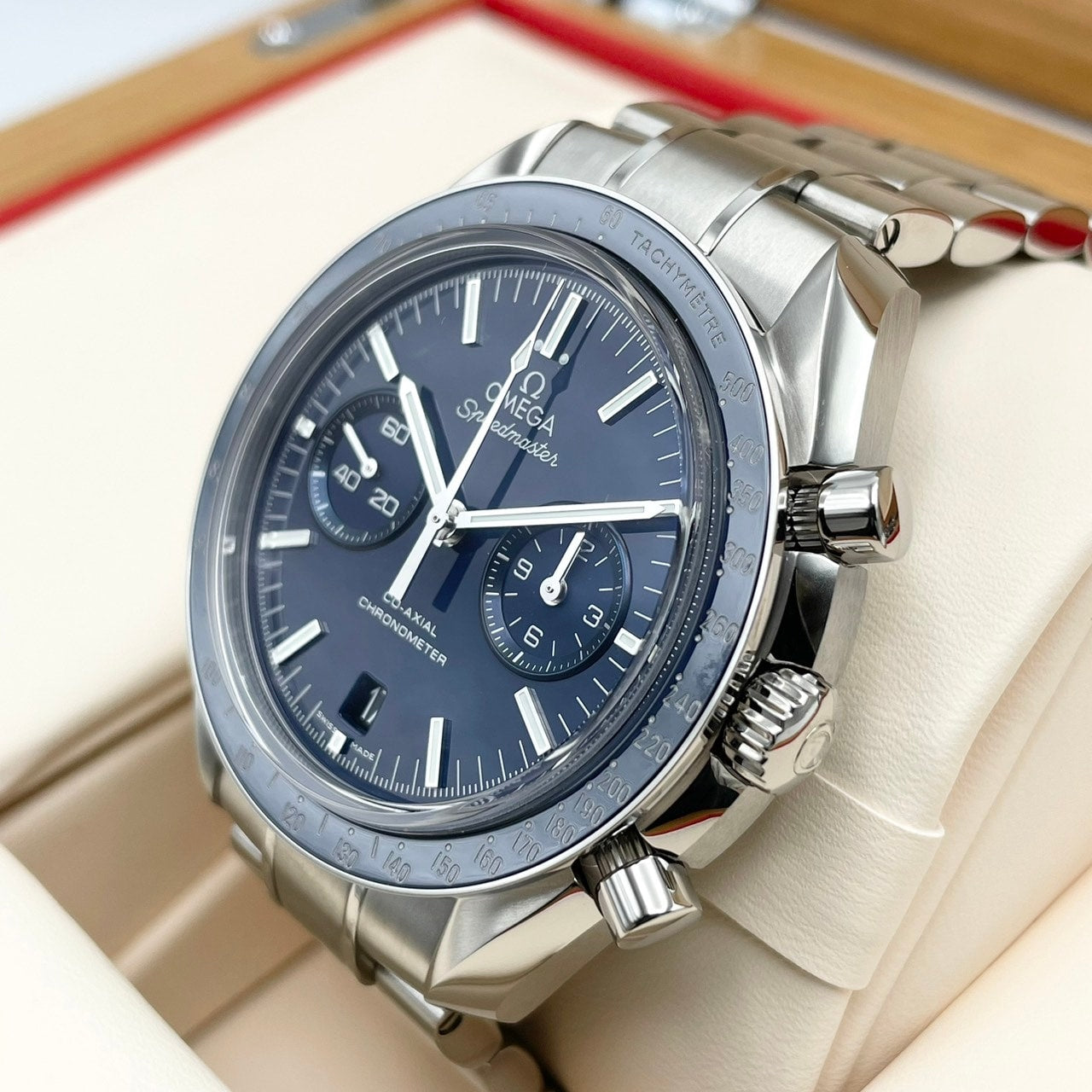 Pre-Owned Omega Speedmaster 311.90.44.51.03.001 Blue 44mm