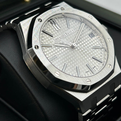 [50 주년 기념 로터 장착 모델] Audemars Piguet Royal Oak 15510st.oo.1320st.03 Silver 41mm