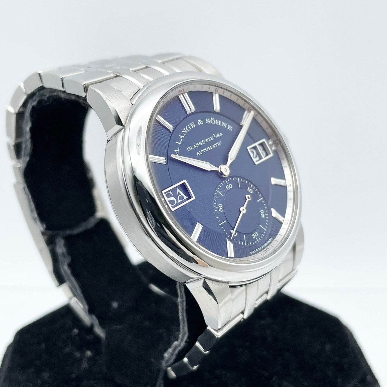 プレオウンド ランゲ&ゾーネ オデュッセウス 363.179 ダークブルー ステンレススチール 40.5mm