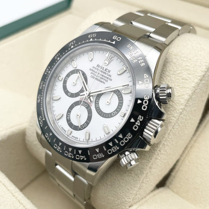 사전 소유 롤렉스 데이토나 116500LN 굴 팔찌 흰색 40mm