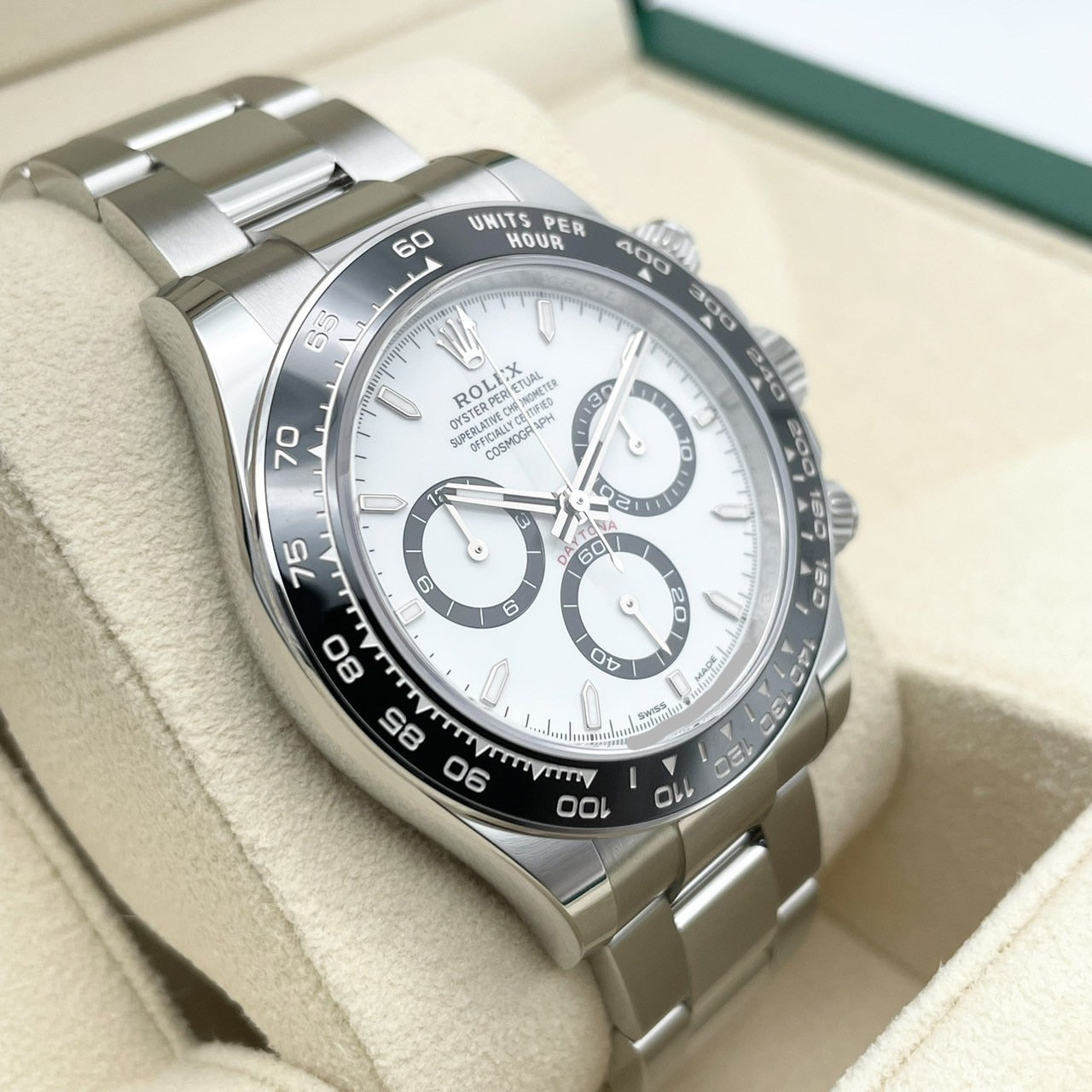 プレオウンド ロレックス デイトナ 126500LN  ホワイト 40mm ステンレススチール オイスターブレス