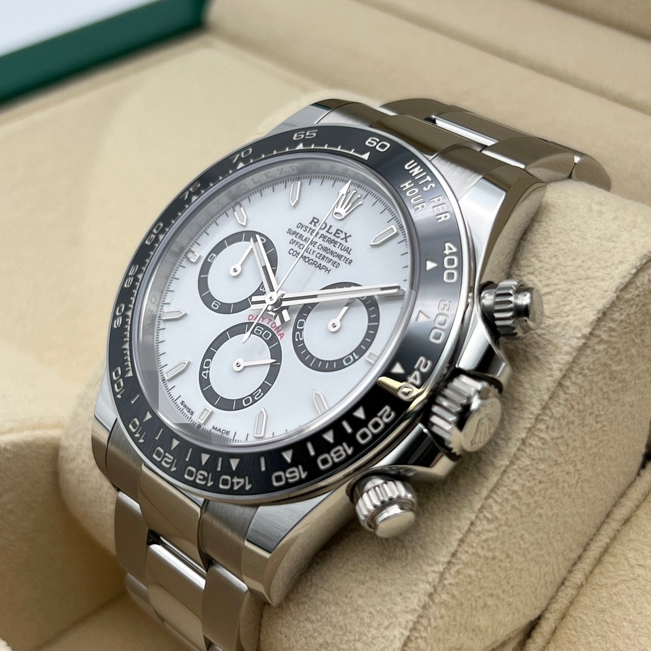 ロレックス デイトナ 126500LN  ホワイト 40mm ステンレススチール オイスターブレス