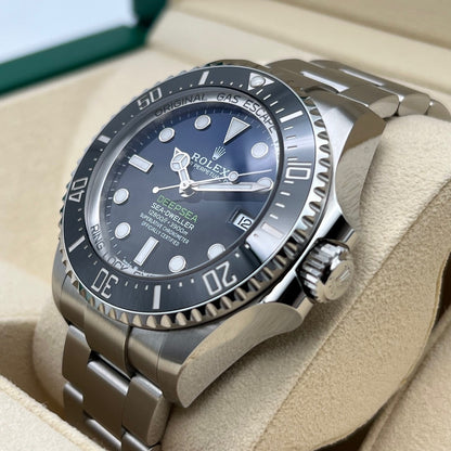 사전 소유 롤렉스 바다 거주자 심해 136660 D 블루 굴 팔찌 44mm