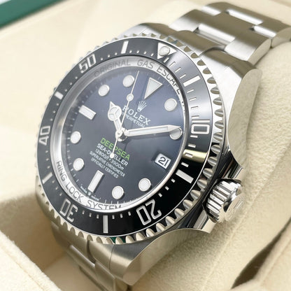 사전 소유 롤렉스 바다 거주자 심해 136660 D 블루 굴 팔찌 44mm