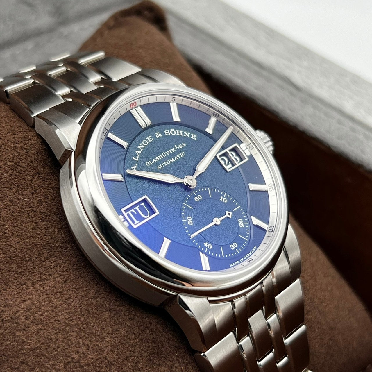 Pre-Owned [Super rare! Payment in May 2024! 】Lange & Söhne Odysseus 363.179 Dark Blue Stainless Steel 40.5mm