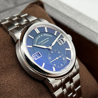 Pre-Owned [Super rare! Payment in May 2024! 】Lange & Söhne Odysseus 363.179 Dark Blue Stainless Steel 40.5mm