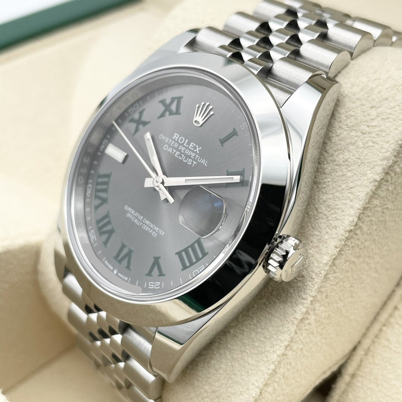 プレオウンド ロレックス デイトジャスト 126300 スレートローマ ジュビリーブレス 41mm