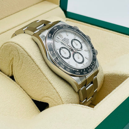 劳力士 Daytona 126500LN 白色 40 毫米不锈钢牡蛎手链