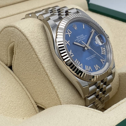 プレオウンド ロレックス デイトジャスト 126334 アズーロブルー ジュビリーブレス 41mm