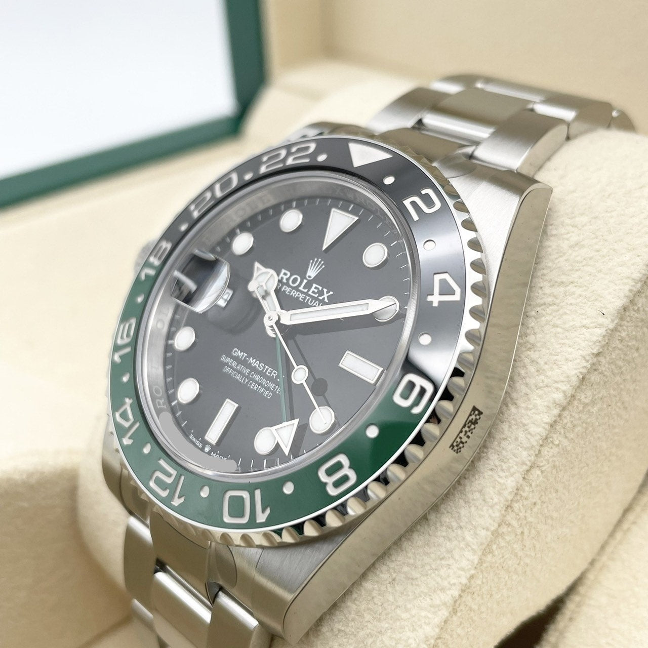 [전체 보호 스티커 포함! ! Rolex GMT 마스터 II 126720VTNR 굴 팔찌 40mm