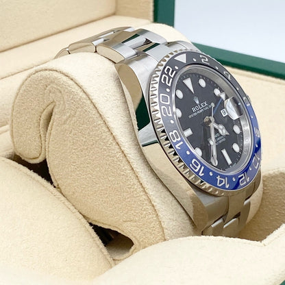 롤렉스 GMT 마스터 II 126710BLNR 굴 팔찌 검은 배트맨 40mm