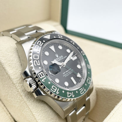 [공식 보호 스티커가 포함되어 있습니다! Rolex GMT 마스터 II 126720VTNR 굴 팔찌 40mm