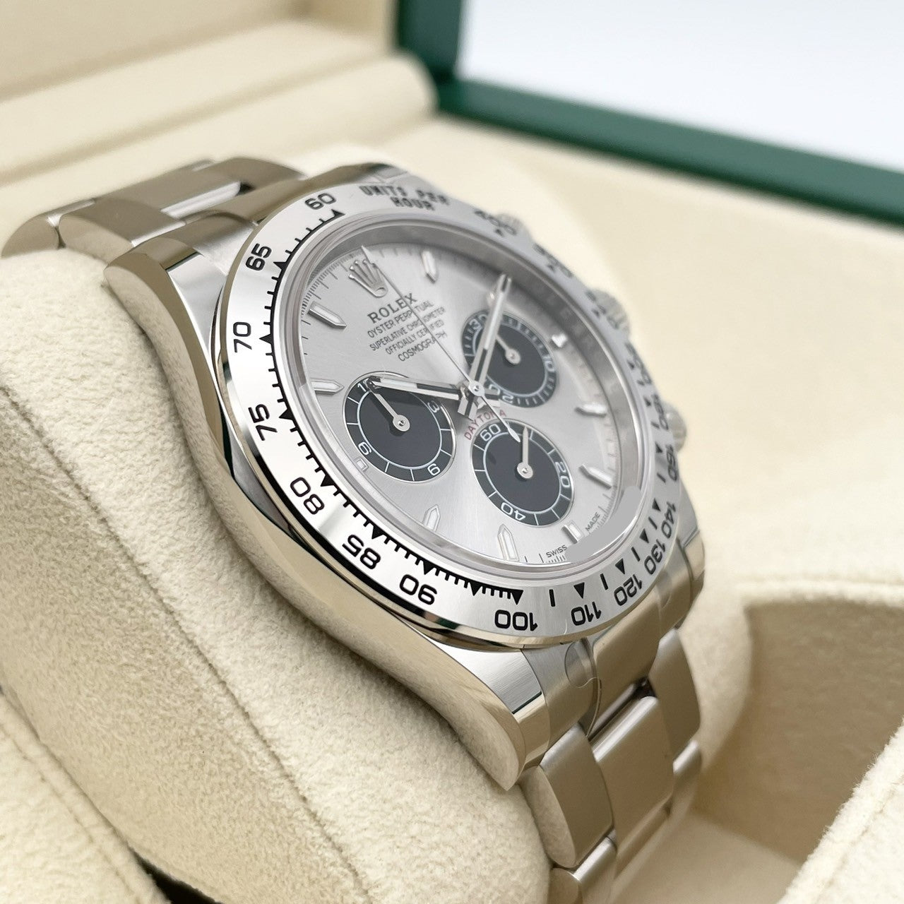 사전 소유 롤렉스 데이토나 126509 스틸 & 브라이트 블랙 40mm