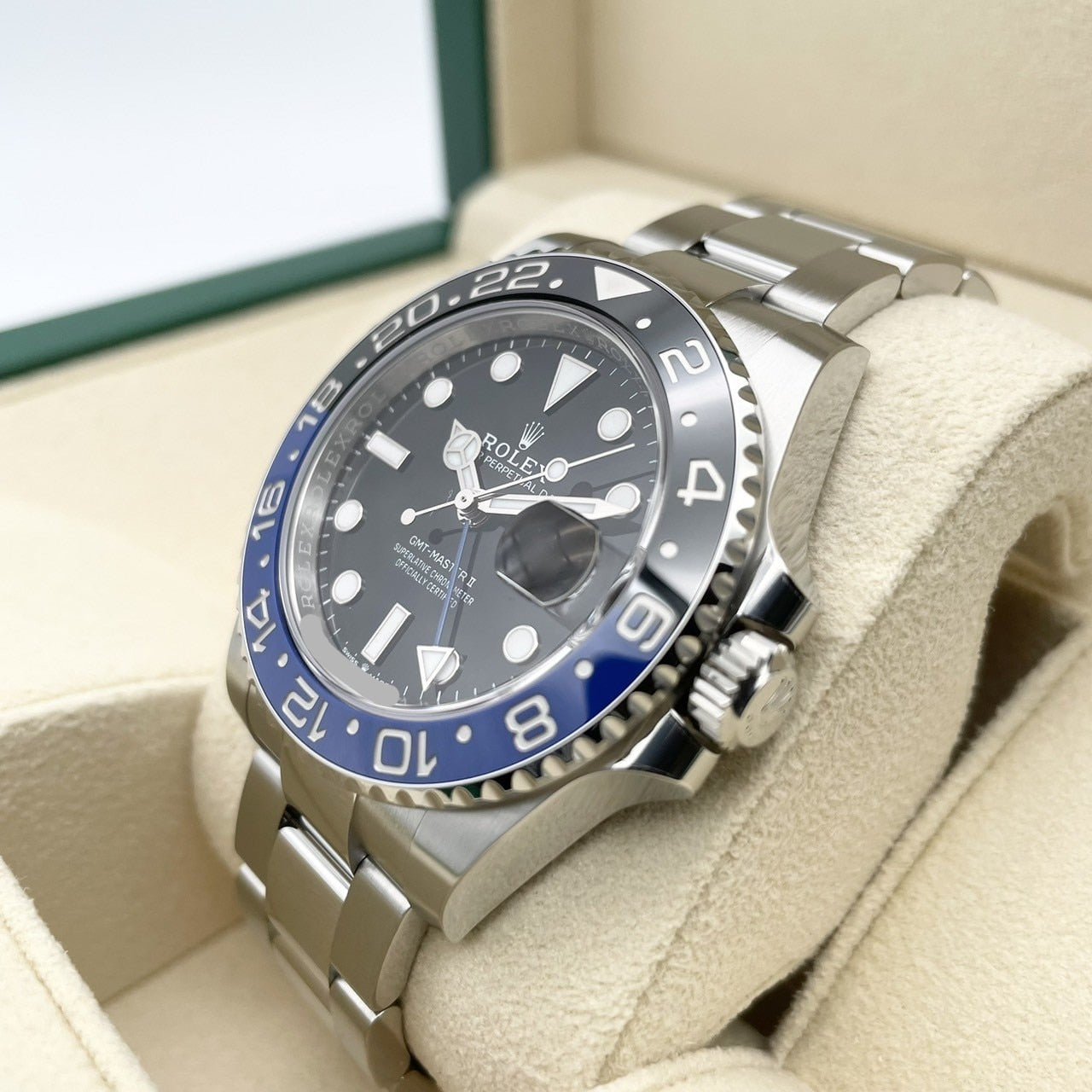 롤렉스 GMT 마스터 II 126710BLNR 굴 팔찌 검은 배트맨 40mm