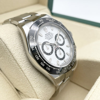 사전 소유 롤렉스 데이토나 116500LN 흰색 굴 팔찌 40mm