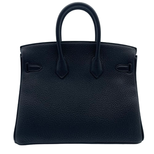 Hermes Birkin 25 Noir Togo Gold 하드웨어 W는 새겨 져 있습니다