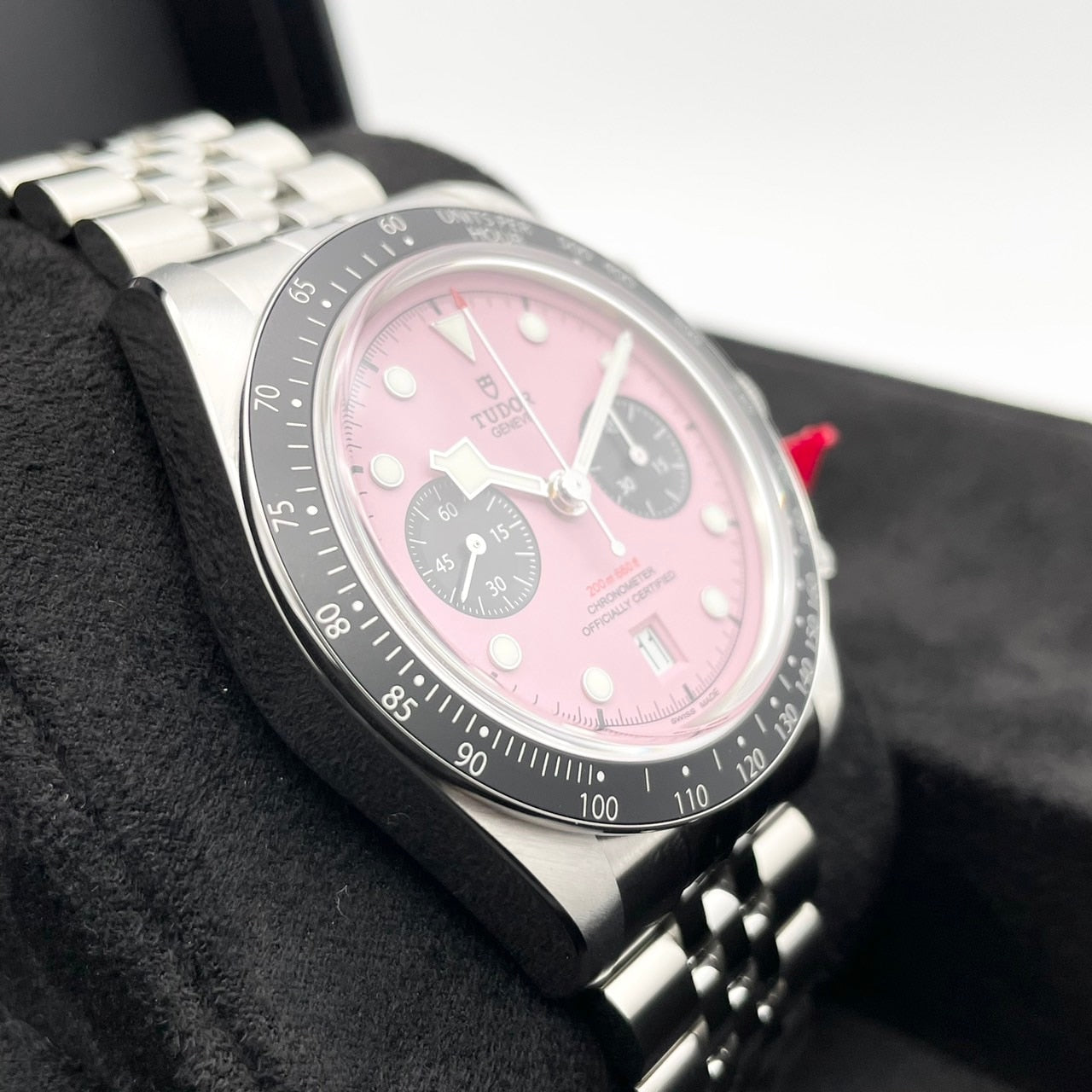 预先二成帝（都铎）黑湾Chrono Chrono Pink M79360N-0019 41mm