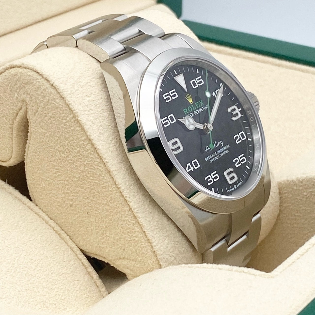Pre-Owned Rolex Air King 126900 Black 40mm
