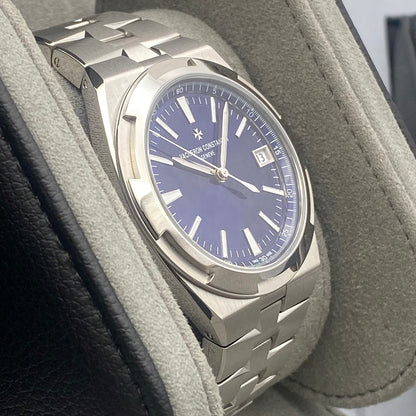 江诗丹顿纵横四海 4520V/210A-B128 精钢 蓝色 41mm