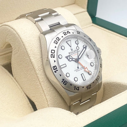 プレオウンド ロレックス エクスプローラーII 226570 オイスターブレスレット ホワイト 42mm