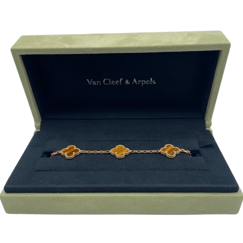 [以下價格] van Cleef＆Arpels Vintage Alhambra手鐲VCARD35600黃金