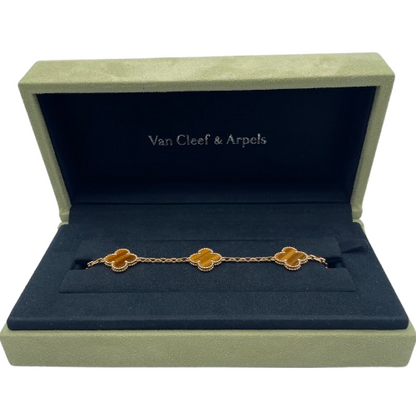 [以下價格] van Cleef＆Arpels Vintage Alhambra手鐲VCARD35600黃金