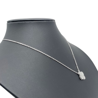 사전 소유 Van Cleef & Arpels Vintage Alhambra Necklace VCARF48700 진주 화이트 골드의 어머니
