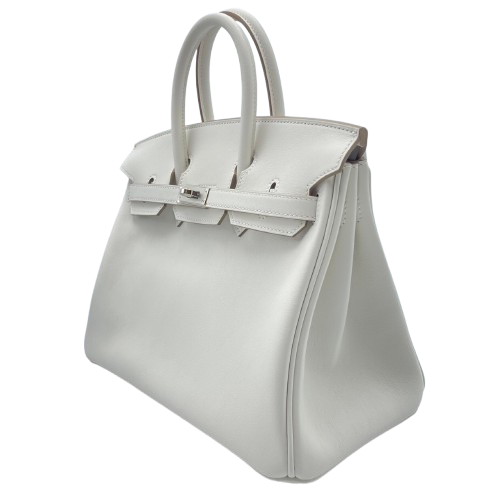 Hermes Birkin 25 Gripère Swift Silver Fittings w 새로워졌습니다
