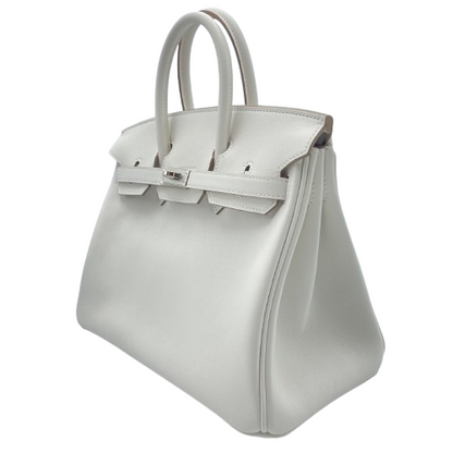 Hermes Birkin 25 Gripère Swift Silver Fittings w 새로워졌습니다